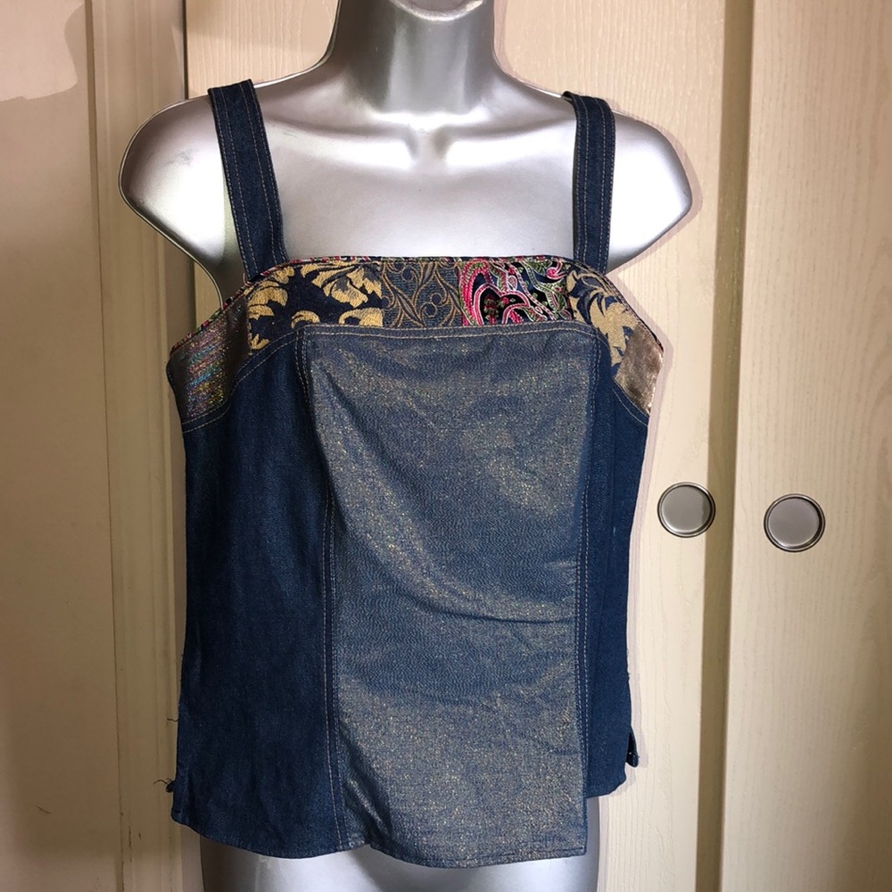 Tommy and Lou Lou denim tank